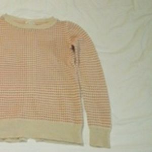 Pink and Tan Sweater
